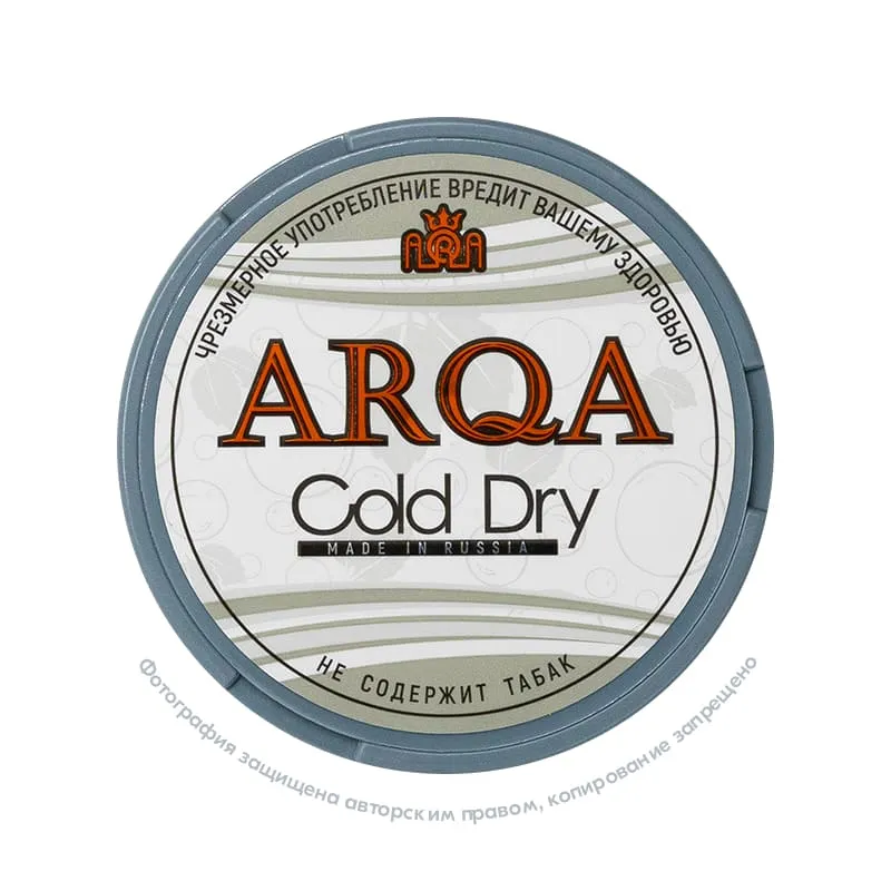 Снюс ARQA Cold Dry, 70 мг/г, мята с холодком
