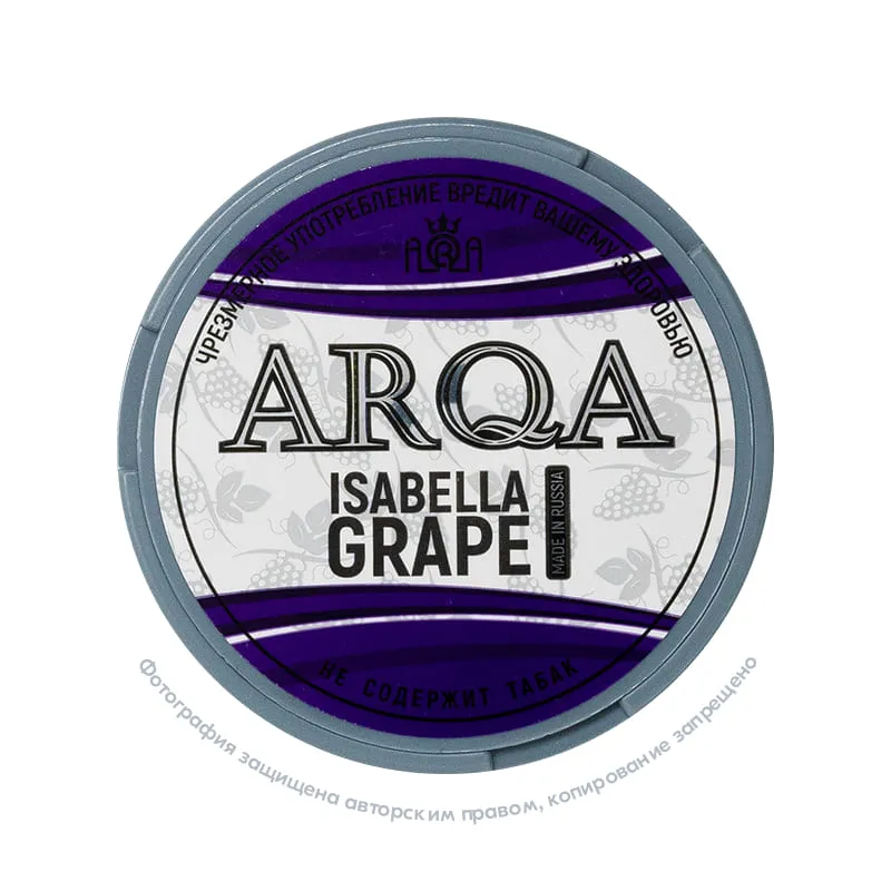 Снюс ARQA Isabella Grape, 70 мг/г, виноград Изабелла