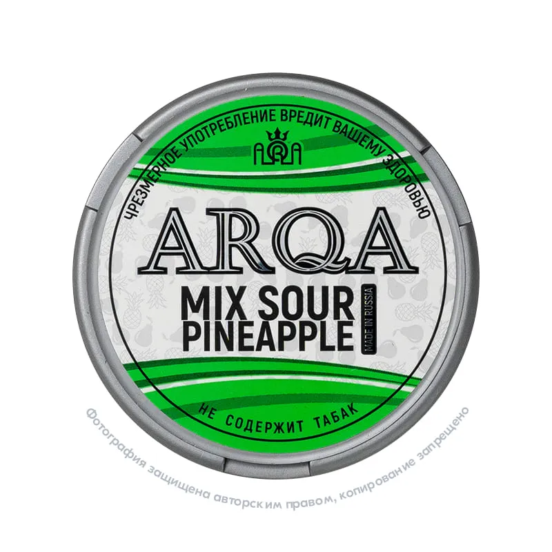 Снюс ARQA Mix Sour Pineapple, 70 мг/г, кислый ананас