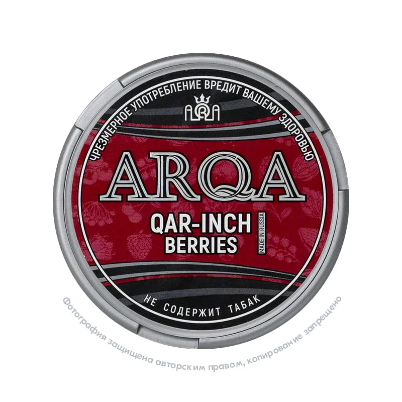 Снюс ARQA Qar-Inch Berries, 70 мг/г, ягоды