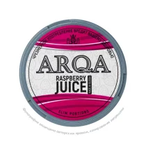 Снюс ARQA Raspberry Juice, 70 мг/г, малиновый сок, slim portion