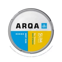 Снюс ARQA Max Strong Mint Gum, 100 мг/г, мятная жвачка, slim portion