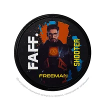 Снюс FAFF Shooter Freeman, 150 мг/г, малина, мята, клубника и ягоды, slim portion
