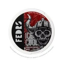 Снюс FEDRS Ice Cool №9 Tobacco Cherry Hard, 65 мг/г, вишня и табак, slim portion