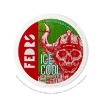 Снюс FEDRS Ice Cool №9 Raspberry Hard, 65 мг/г, малина, slim portion