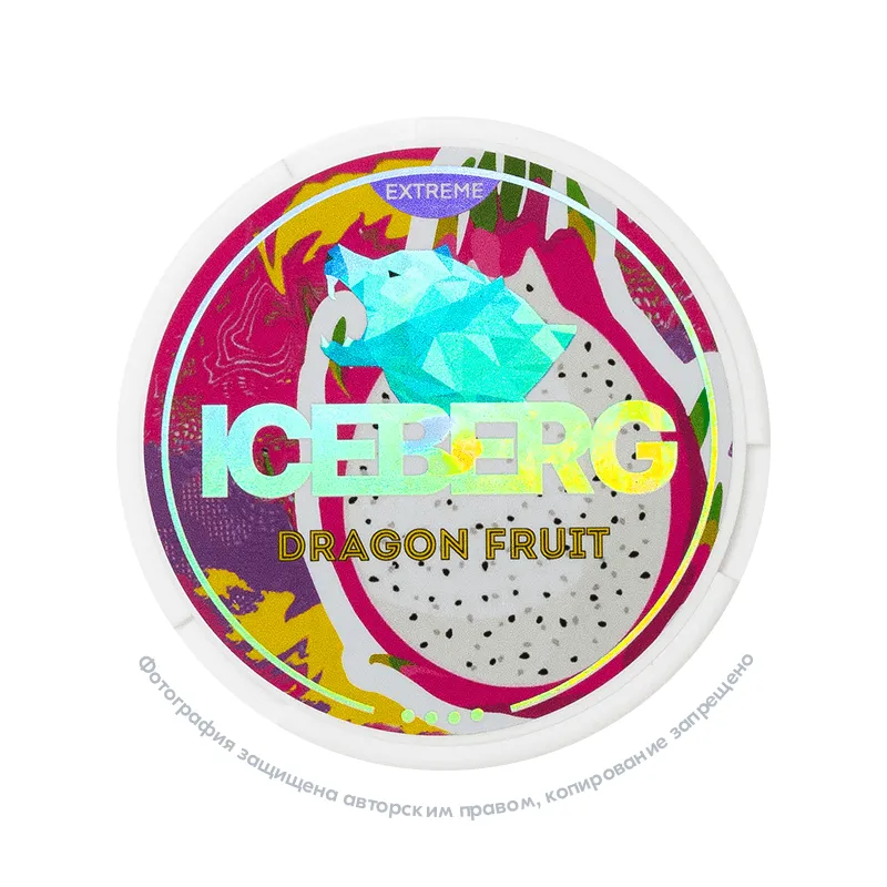 Снюс Iceberg Extreme Dragon Fruit, 110 мг/г, питахайя, slim portion