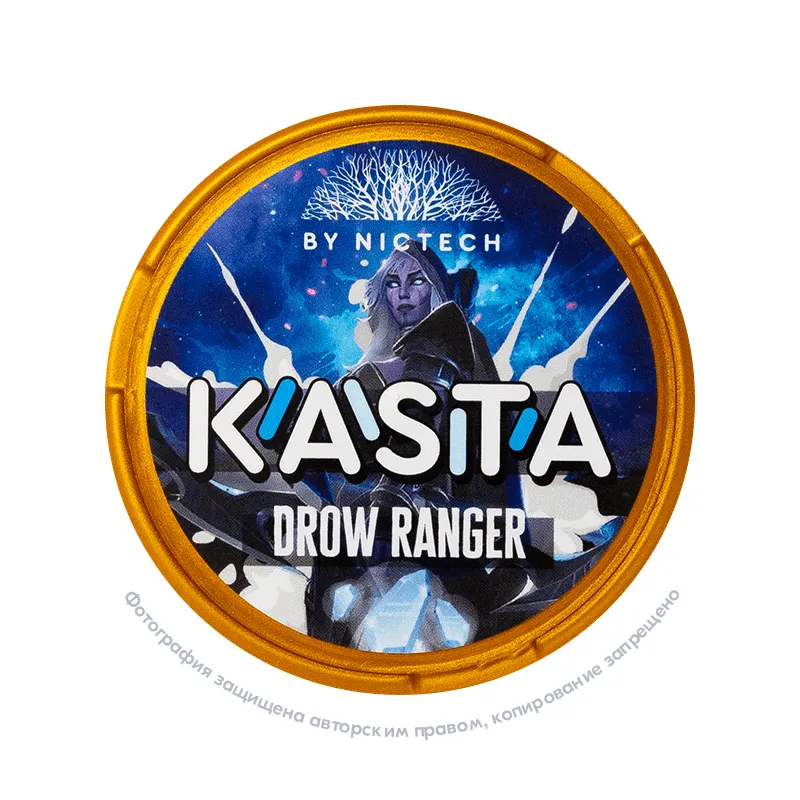 Снюс Kasta Dota 2 Drow ranger, 120 мг/г, жвачка с мятой, slim portion