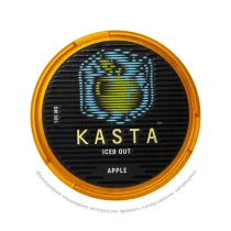 Снюс Kasta Iced Out Apple, 105 мг/г, яблоко с холодком, slim portion