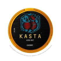 Снюс Kasta Iced Out Cherry, 105 мг/г, вишня с холодком, slim portion
