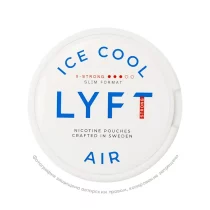 Снюс LYFT Strong Ice Cool Air, 14 мг/г, мята с холодком, slim portion, white