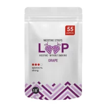 Никотиновые пластинки Loop Grape, 11 мг/порция, виноград, slim portion