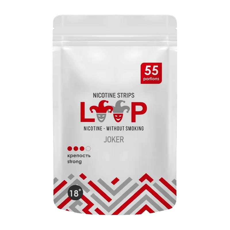 Никотиновые пластинки Loop Joker, 11 мг/порция, арбуз, slim portion