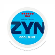Снюс Zyn Max Cool Mint, 16,6 мг/порция, мята с холодком, slim portion, white