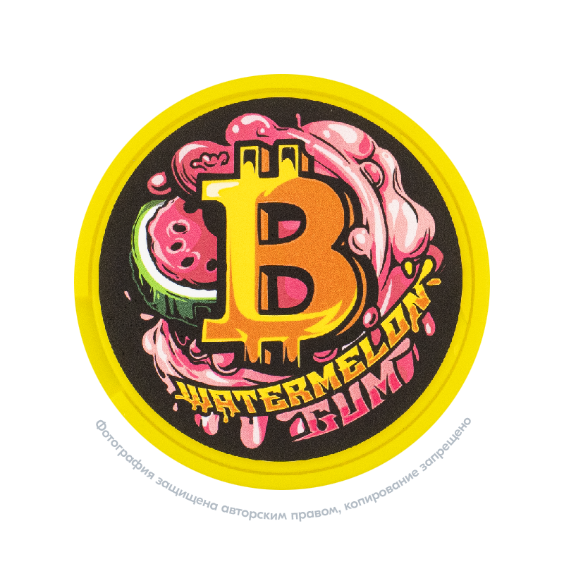Снюс Bitcoin Watermelon Gum, 150 мг/г, арбузная жвачка, slim portion