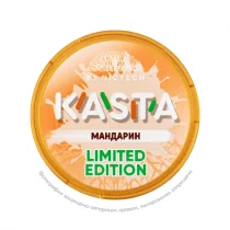 Снюс Kasta Limited Edition Мандарин, 101 мг/г, мандарин, slim portion