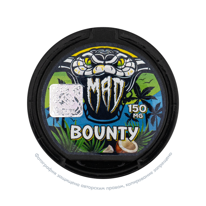 Снюс MAD Bounty, 150 мг/г, тропик-кокос
