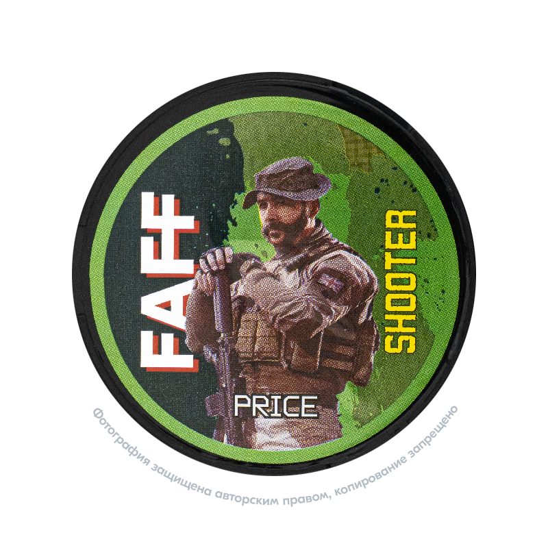 Снюс FAFF Shooter Price, 150 мг/г, лесные ягоды и вишня, slim portion