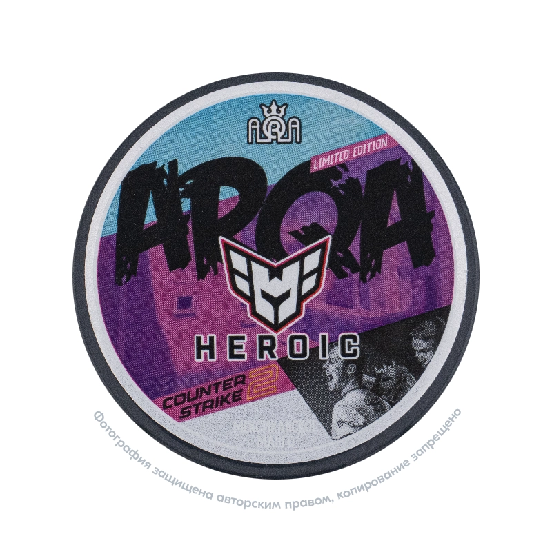Снюс ARQA Counter-Strike 2 Heroic, 120 мг/г, мексиканское манго, limited edition